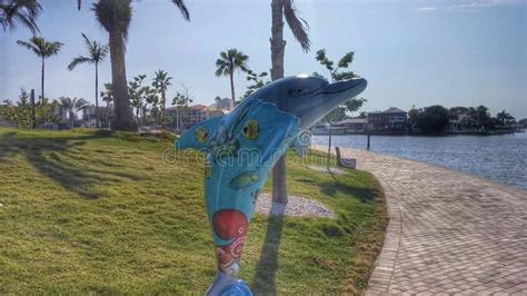 Dolphin Statue Editorial Photo Image Of Water Statue 71433931