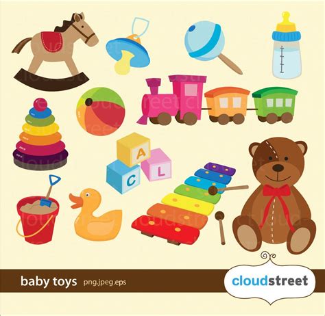 Baby Toys Clipart For Personal And Commercial Use Baby Clip