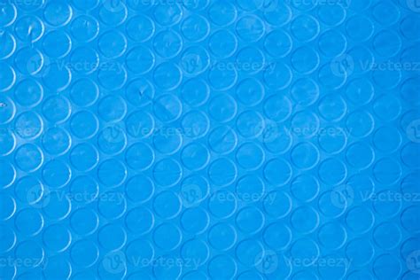 Blue Plastic Wrap Air Bubble Texture Background Packaging Material