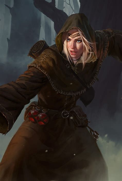 Pathfinder Kingmaker Portraits Imgur Fantasy Character Art Female