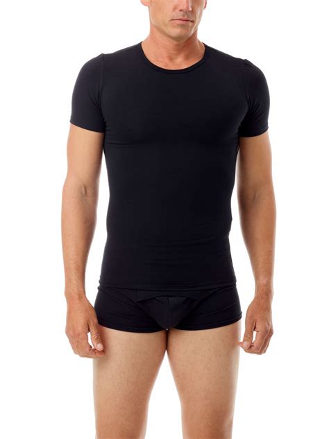 Cotton Spandex Short Sleeve Top Mens Compression Gear Underworks