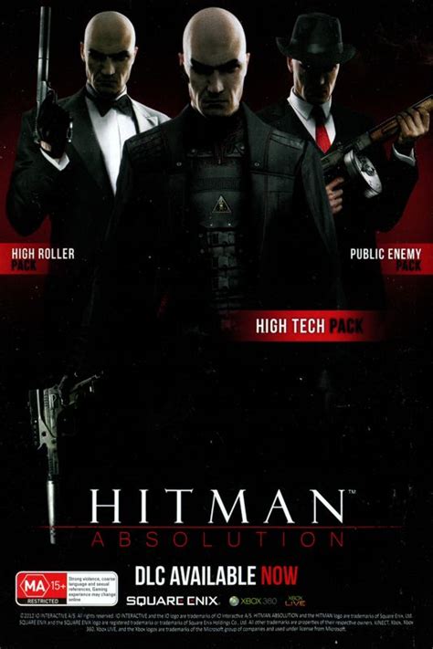 Hitman Absolution 2012 Xbox 360 Box Cover Art Mobygames