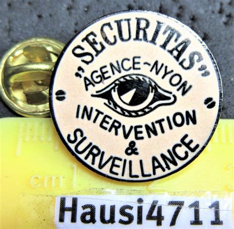 Securitas Intervention Surveillance Pin Kaufen Auf Ricardo