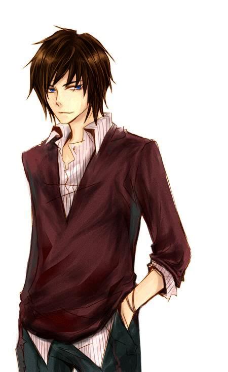 Anime guys please tell me the name of this anime and/or character if you know. Image detail for -Anime Brown Hair Guy by Christy | We ...