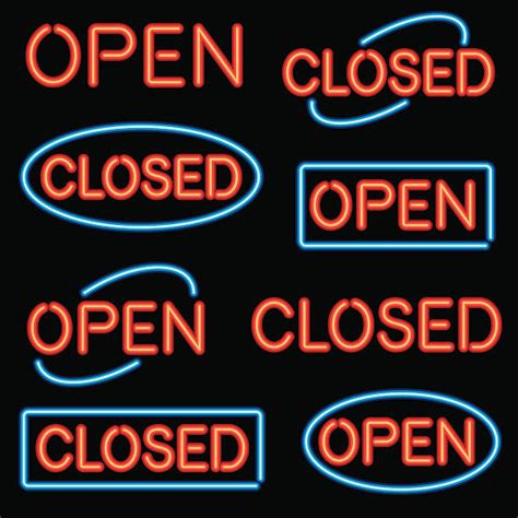 Best Closed Sign Illustrations Royalty Free Vector Graphics And Clip Art