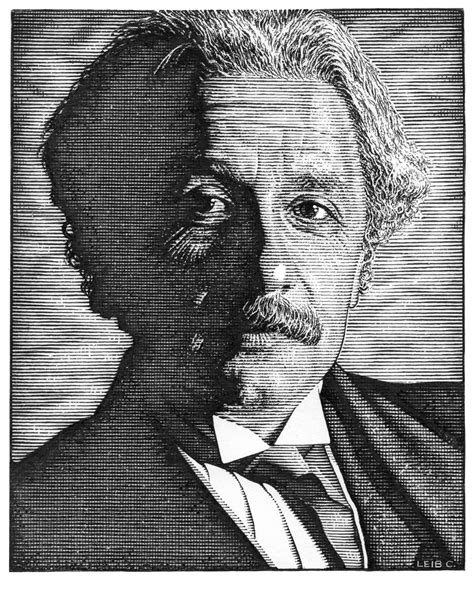 Albert Einstein Me Ink On Paper 2022 Rart