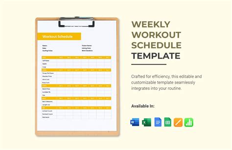Workout Plan Template Google Docs EOUA Blog