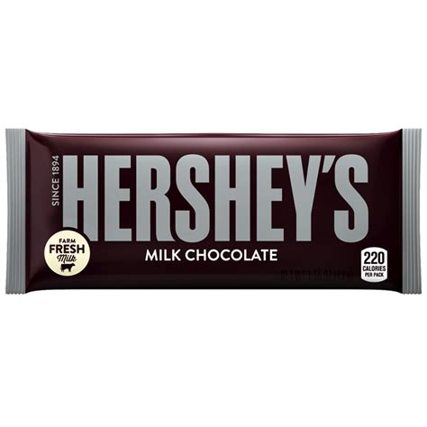 Hersheys Milk Chocolate Bar 155oz 43g Us Packaging American Fizz