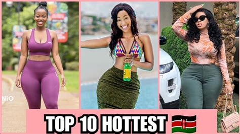 top 10 hottest female kenyan celebrities 2020 youtube