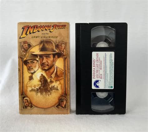 INDIANA JONES AND The Last Crusade VHS 1989 Harrison Ford Sean