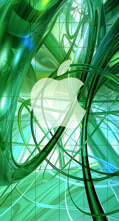 Apple Logo Shelf Cool Green Wallpapersc Iphone7