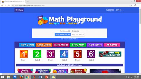 Instructional Technology Ed2412c Math Playground