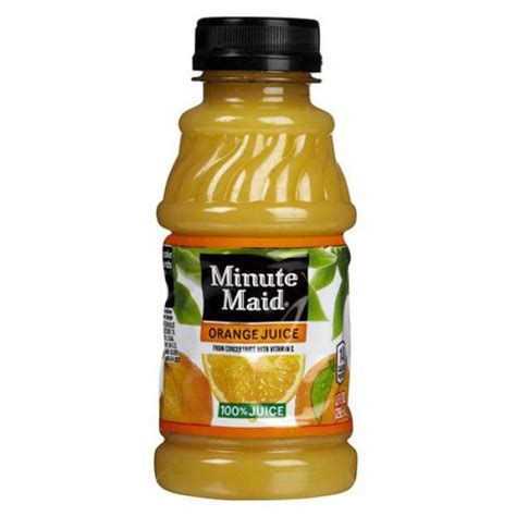 Orange Juice Minute Maid 10 Oz 295ml Via Capri Pizzas