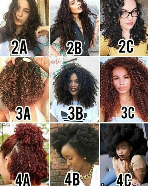 Hair Type Guide Curly Hair Styles Naturally Natural Hair Types