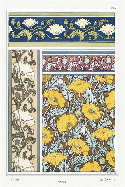 A Beautiful 1897 Illustrated Book Shows How Flowers Become Art Nouveau