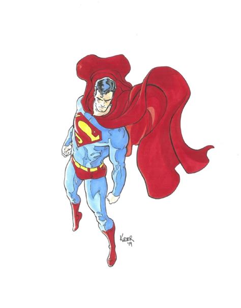 Superman By Aaron Kuder In Matthew Ps Superman Sketches Comic Art