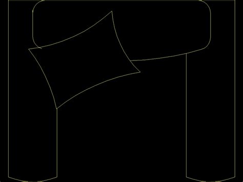 1p Floor Armchair In Autocad Cad Download 934 Kb Bibliocad