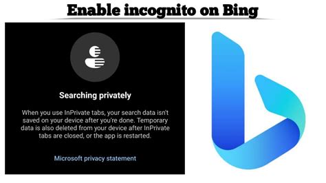 How To Enable Incognito Mode On Microsoft Bing Turn On Private Mode