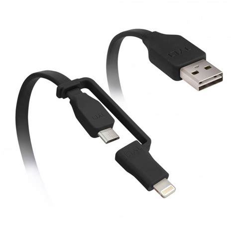 Tylt Flip Duo Charge And Sync Lightning And Microusb кабел 2в1 за Apple