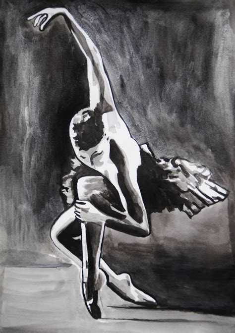 Ballerina Drawing By Alexandra Djokic Saatchi Art