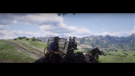 Red Dead Redemption 2 Wilderness Chance Encounters Prison Wagon Youtube
