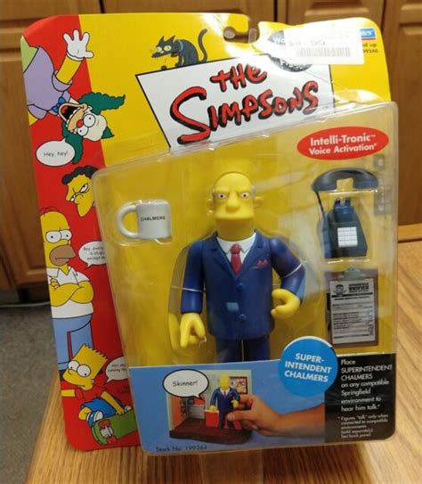 Playmates Toys The Simpsons Super Intendent Chalmers Series Action Figure Moc Ebay