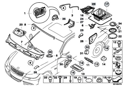 Original Parts For E90 320i N46n Sedan Vehicle Trim Misc Body Parts