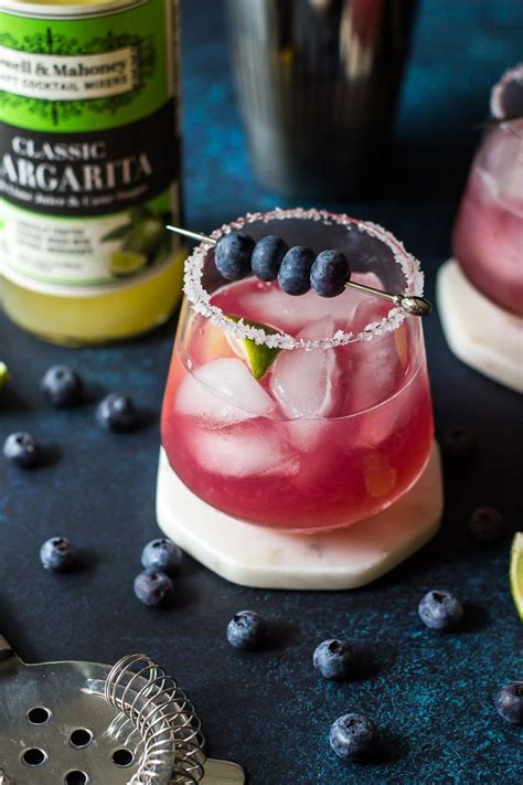 Blueberry Margarita Recipe Blueberry Margarita Blueberry Food And