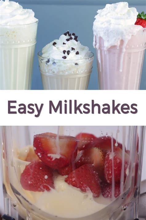 Homemade Milkshake Recipe 3 Flavors In The Kitchen With Matt