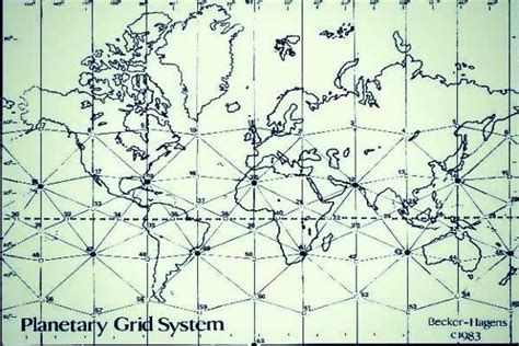 World Grid Ley Lines Map — Sacred Geometry Vibrational Energy Ley Lines