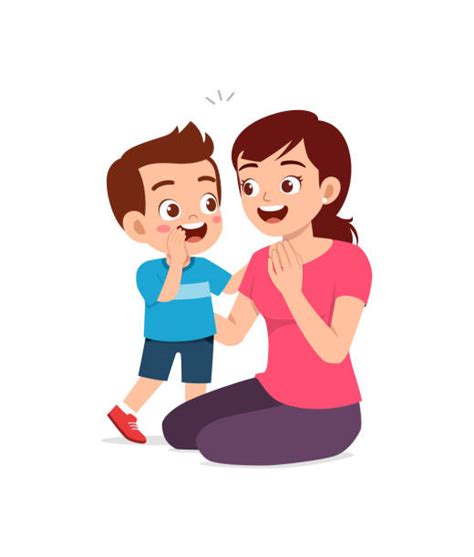 Brother And Sister Talking Illustrations Royalty Free Vector Graphics
