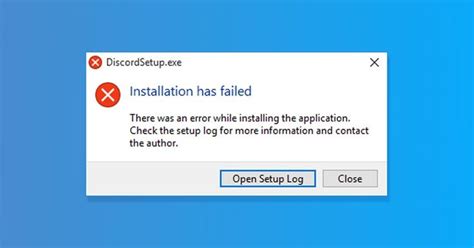 The Installation Error Screen For Windows 10 And 8 Is Shown In This