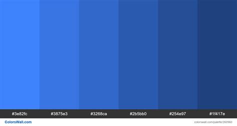 Dodger Blue Shades Colors Palette Colorswall