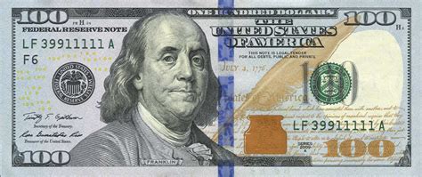 United States 100 Dollar Bill