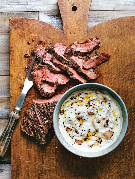 Grilled Hanger Steak With Raita Leite S Culinaria