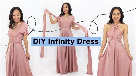 Sewing An Infinity Dress Diy Bridesmaids Dress Easy Youtube
