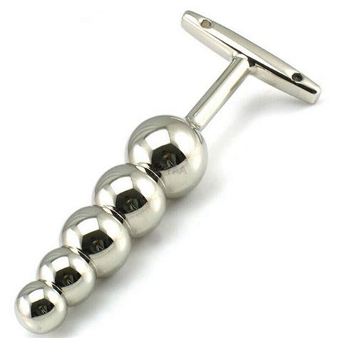 anal beads dildo stainless steel metal ball sex toys for women couples butt plug ebay