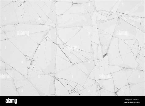White Cracked Glass Texture Background Texture Broken Glass Window With Cracks Broken Screen