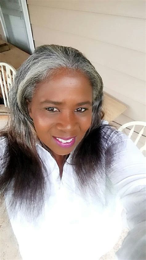 Natural Gray Hair Natural Hair Styles For Black Women Mature Women