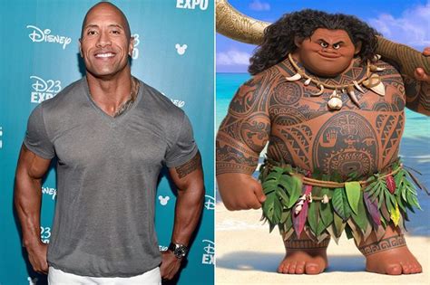 Dwayne Johnson Played The Role Of Maui The Demigod Of The Wind And Sea