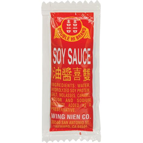 Double Hi Soy Sauce Packets Food Service International