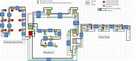 Wiring diagrams show how the wires are connected and where they should located in the actual device, as well as the physical connections between all the components. Basement Wiring Plans For Lights - Electrical - DIY Chatroom Home Improvement Forum