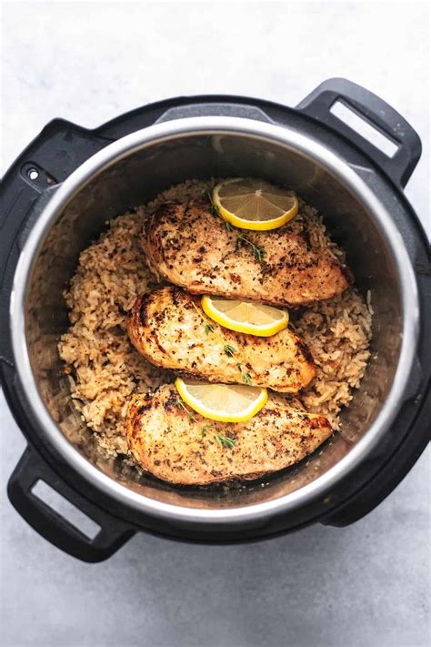 Instant Pot Chicken Breast And Rice Creme De La Crumb