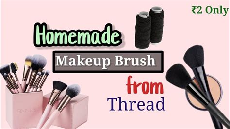 Diy Makeup Brush Homemade Makeup Brush How To Make Makeup Brush