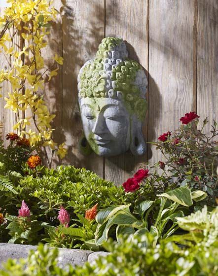 Moss Covered Buddha Garden Decoration Idea Buddha Garden Meditation