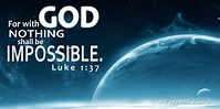 Luke 1:37 - cambraza