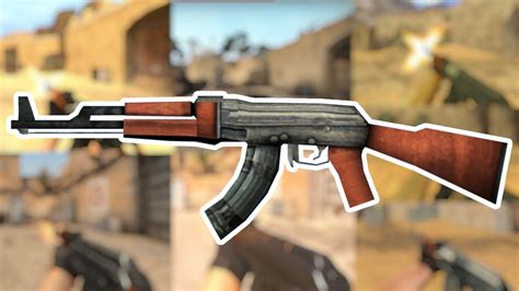 Ak 47 Evolution In Counter Strike 2000 2023 Youtube