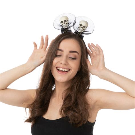 Skull Headband Gothic Halloween Accessories Costume Fancy Etsy