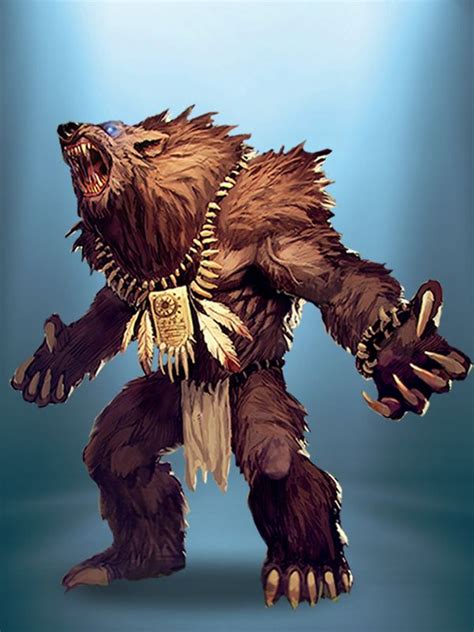 Bear Character Render Monster Artwork Character Art Creature Art