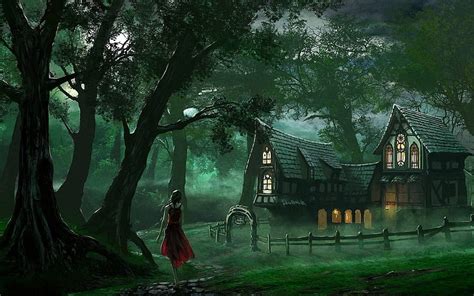 Fairy Tales 1 Fairy Forest Fantasy Tales House Hd Wallpaper Peakpx